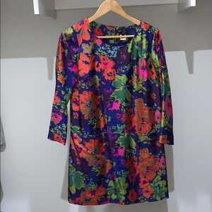 Silk floral dress